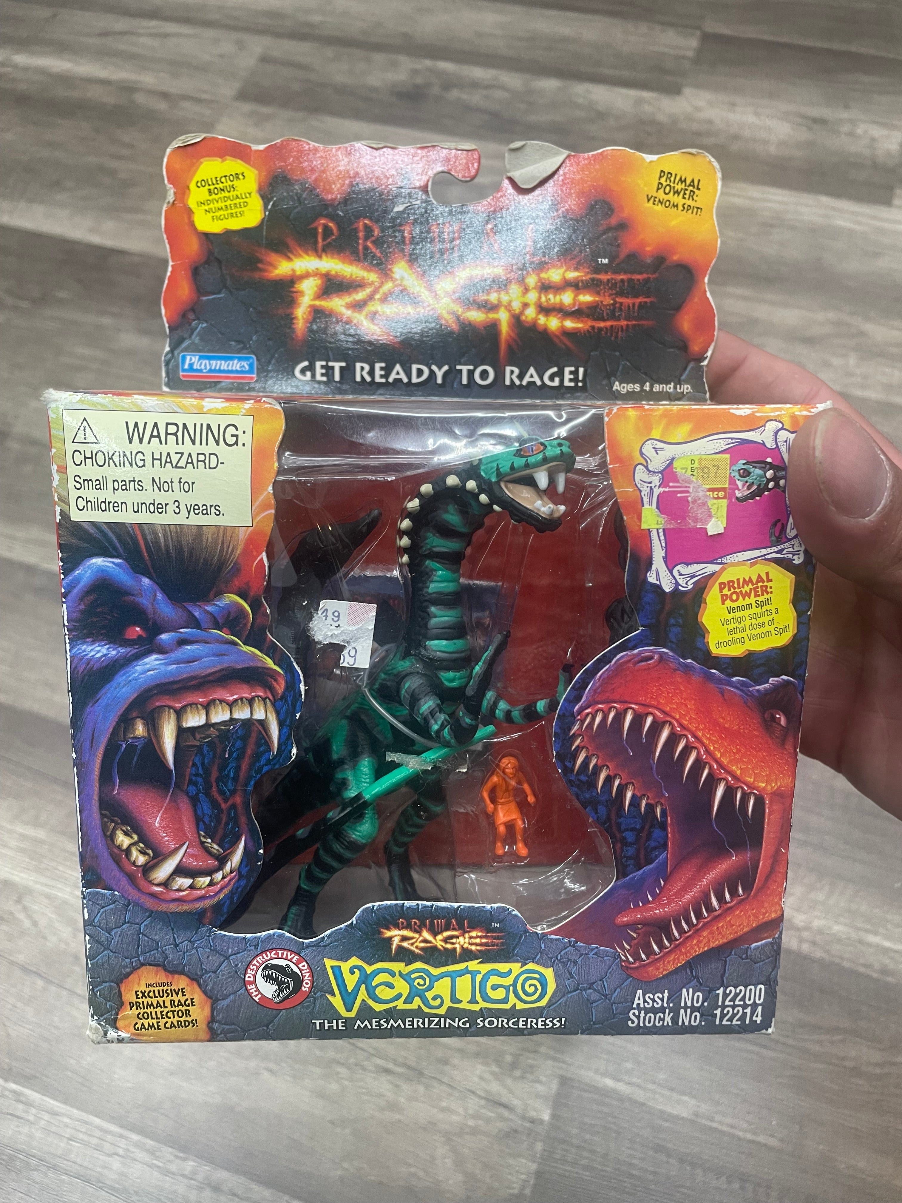Vintage Primal Rage “VERTIGO” Action Figure