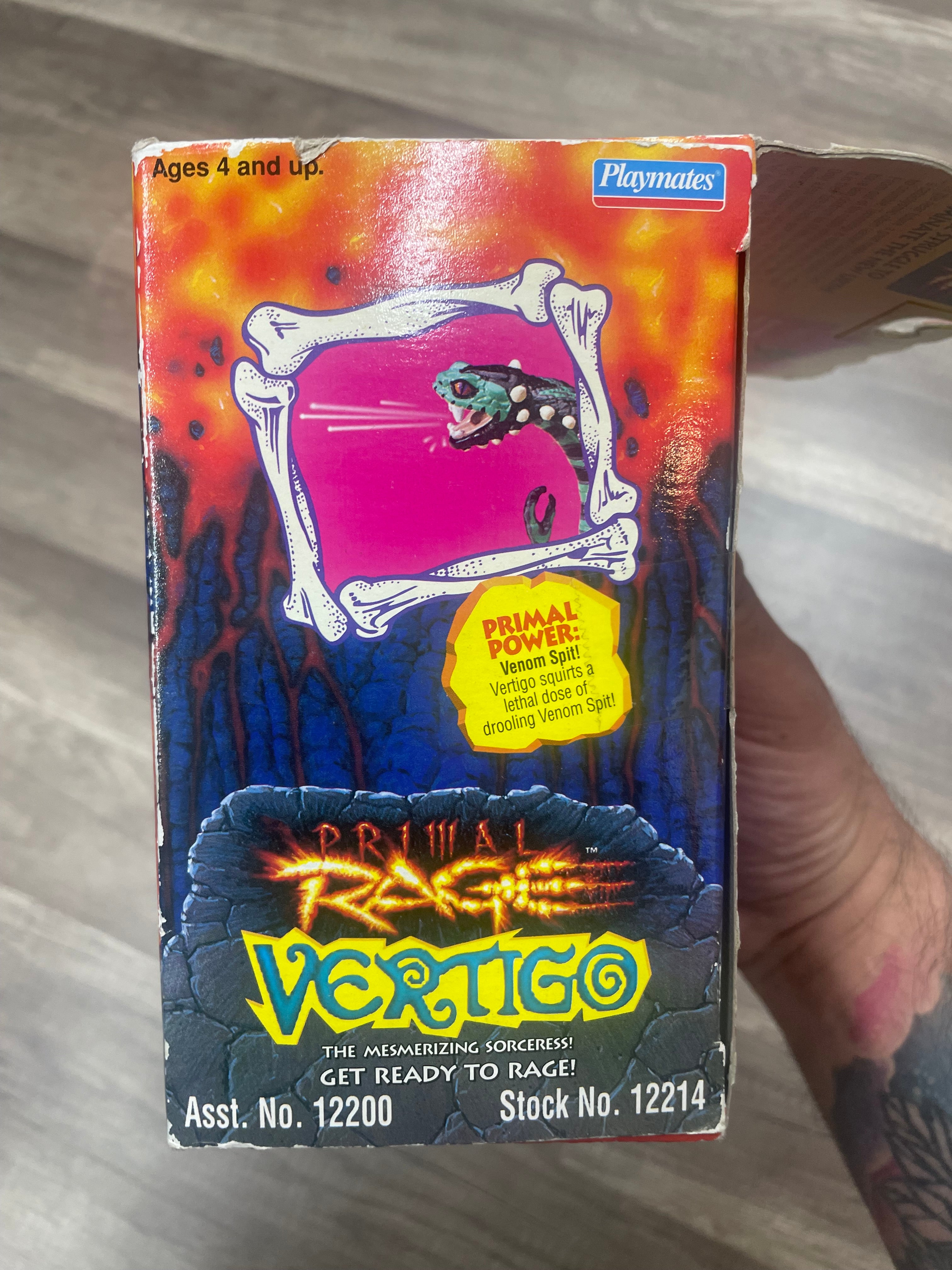 Vintage Primal Rage “VERTIGO” Action Figure