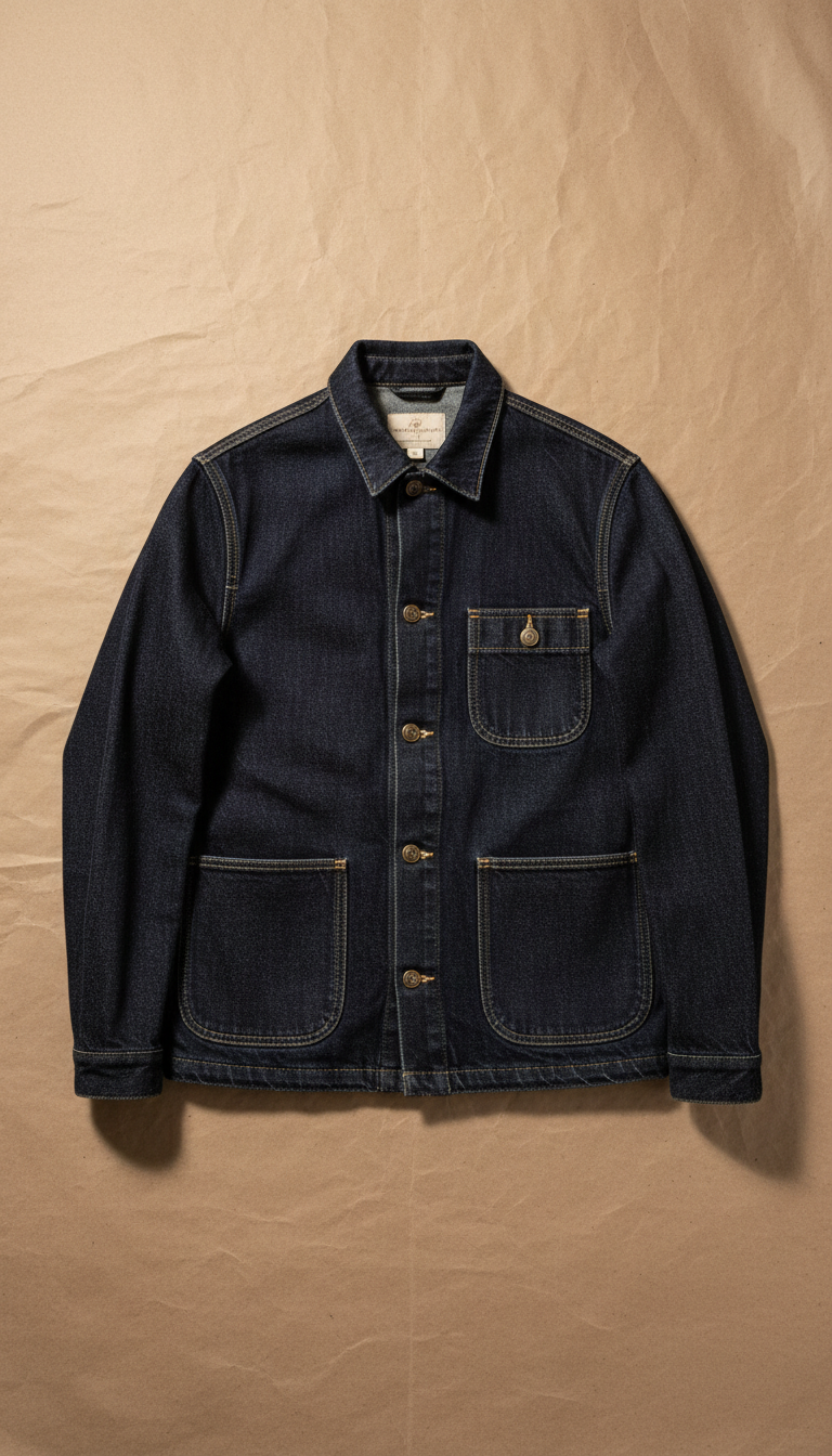 Raw Denim Field Jacket